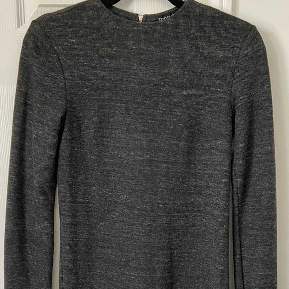 TOPSHOP marled grey dress - Picture 3 of 8